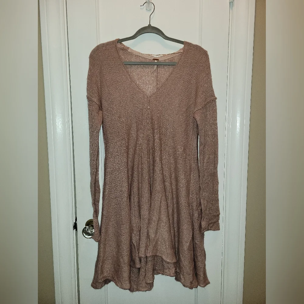 Free People Dancing In The Forest Sweater Tunic Women's Size M